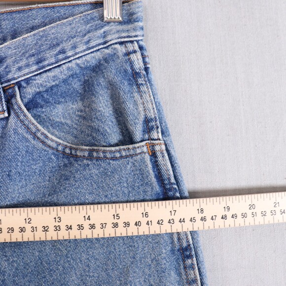 Vintage Rustler Jeans *30x30 Upcycled Tattoo Drawn Art Denim 90s Y2K Bone Skull - Picture 14 of 15